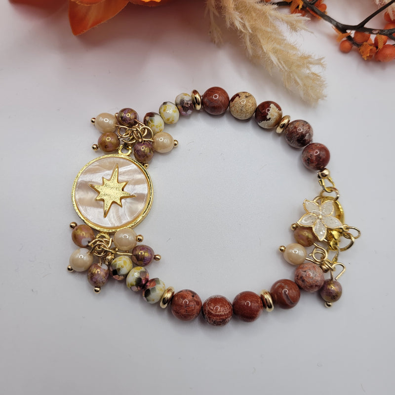 MOTHER OF PEARL NORTHERN STAR BRACELET