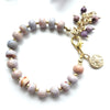 OPAL RONDELLE BRACELET IN LAVENDER & PINK