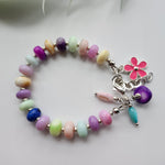 OPAL GEMSTONE BRACELET IN RAINBOW