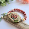 CERAMIC TULIP STRETCH BRACELET