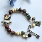 MEXICAN AGATE OWL BRACELET