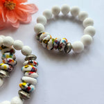 SUMMER ASHANTI BEAD STRETCH BRACELET