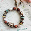 RUSTIC TIBETAN STRETCH BRACELET