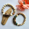 TIBETAN AGATE STRETCH BRACELET