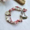 TWO STRAND PINK DELIGHT BRACELET