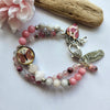 TWO STRAND PINK DELIGHT BRACELET