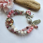 TWO STRAND PINK DELIGHT BRACELET