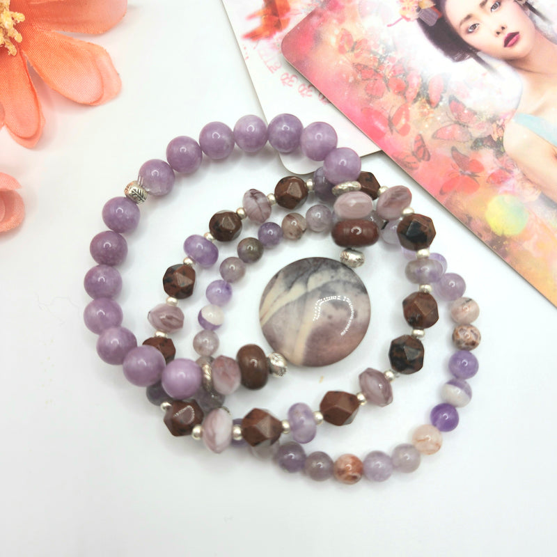 3 BRACELET SET IN LAVENDER