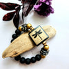 DRAGONFLY BRACELET WITH BLACK ONYX