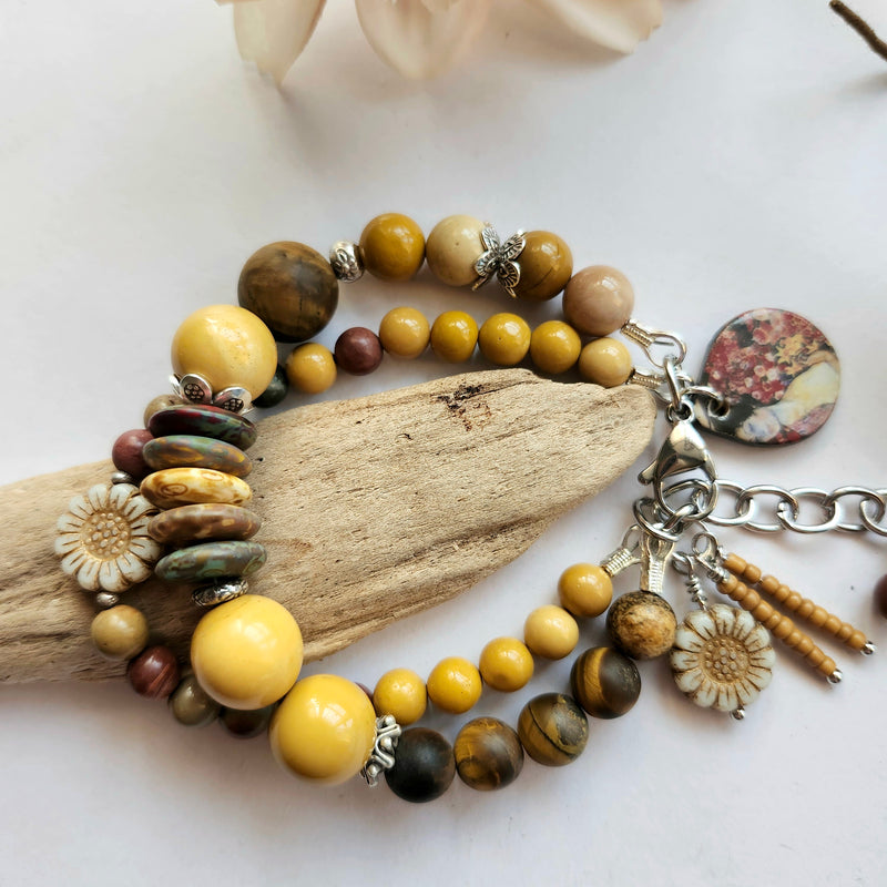 AUTUMN IN THE WOODS DOUBLE BRACELET