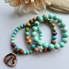 AUSTRALIAN TURQUOISE & MOSAIC SHELL BRACELET SET