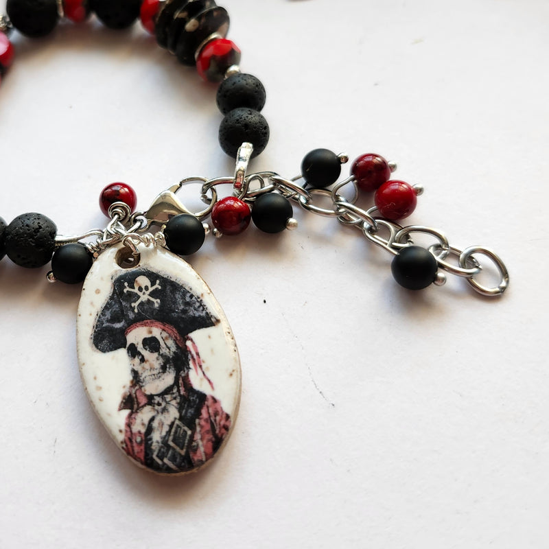 BOO-LICIOUS PIRATE SKULL BRACELET