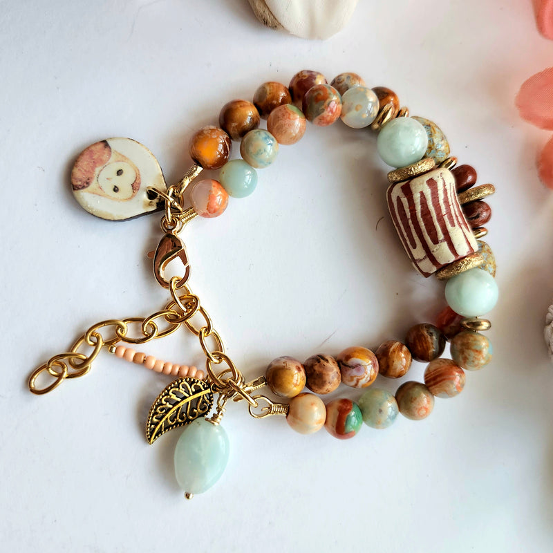 DESERT SUNSET AGATE BRACELET