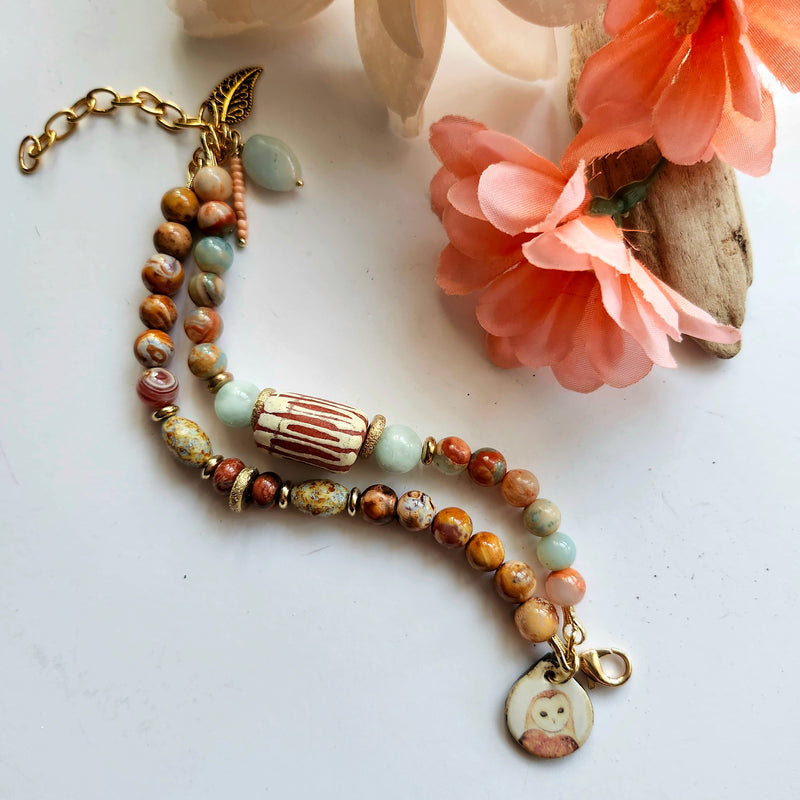 DESERT SUNSET AGATE BRACELET