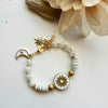 MYSTICAL WHITE & GOLD BRACELET