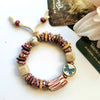 LET GO BUTTERFLY CERAMIC STRETCH BRACELET