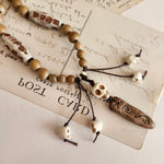 STICKS & SKULLS BIRCHWOOD NECKLACE