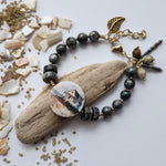 STORM AT THE BEACH ART BRACELET