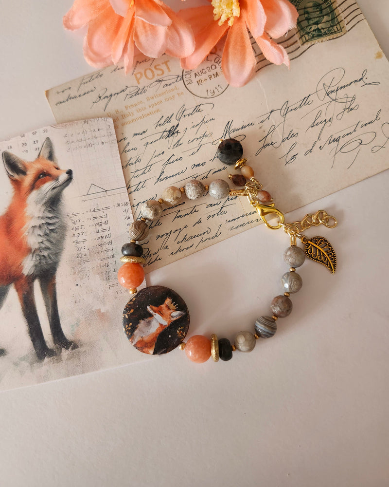 QUEEN OF THE FOREST GEMSTONE BRACELET