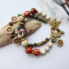 DOUBLE STRAND FOREST MUSHROOM BRACELET