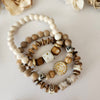 AU NATUREL - THREE STRAND BRACELET SET