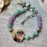 MINT & LAVENDER FAIRY BRACELET