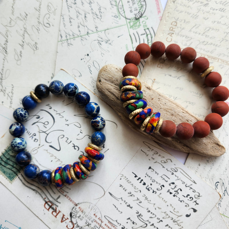 KROBO & GEMSTONE BRACELET