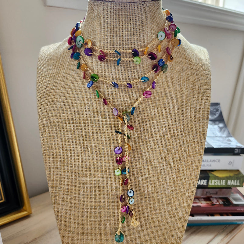 BOHEMIAN CROCHET NECKLACE