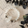 ROCK CRYSTAL QUARTZ & MOONSTONE BRACELET