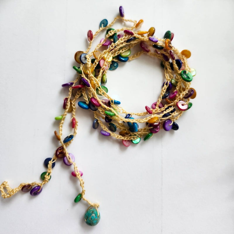 BOHEMIAN CROCHET NECKLACE