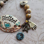 RUSTIC "BLESSED" BOHO BRACELET