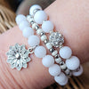 THE LILY COLLECTION IN WHITE JADE & SILVER