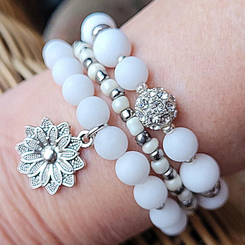 white lily jeweler THE LILY COLLECTION IN WHITE JADE & SILVER – Willow Pond