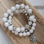 THE LILY COLLECTION IN WHITE JADE & SILVER