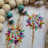 MULTI-COLOR SUN EARRINGS