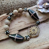 RUSTIC BOHO EVIL EYE BRACELET